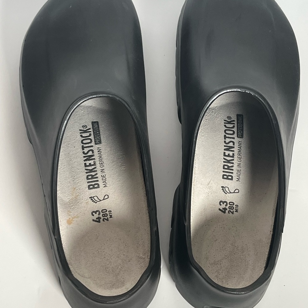 Birkenstock Men's Black Clog Slides Style 280 Size 10